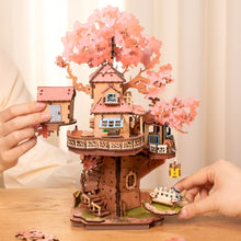 Cargar imagen en el visor de la galería, Puzzle 3D Casa del Árbol de Sakura