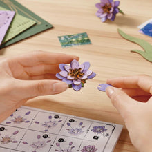 Cargar imagen en el visor de la galería, Puzzle 3D Lirio de Agua Brillante