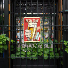 Cargar imagen en el visor de la galería, Pintar por Números Póster Metálico - Zona de Cerveza