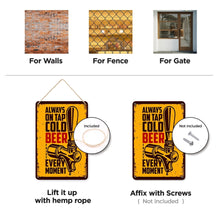 Cargar imagen en el visor de la galería, Pintar por Números Póster Metálico - Cerveza Fría Amarilla