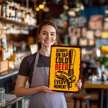 Cargar imagen en el visor de la galería, Pintar por Números Póster Metálico - Cerveza Fría Amarilla