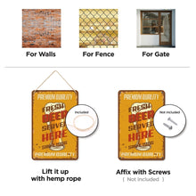 Cargar imagen en el visor de la galería, Pintar por Números Póster Metálico - Cerveza Fresca Servida Aquí