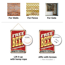 Cargar imagen en el visor de la galería, Pintar por Números Póster Metálico - Cerveza Gratis Mañana