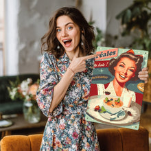 Cargar imagen en el visor de la galería, Pintar por Números Póster Metálico - Desayuno Vintage
