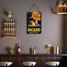 Cargar imagen en el visor de la galería, Pintar por Números Póster Metálico - Ricard Aperitivo Negro