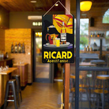 Cargar imagen en el visor de la galería, Pintar por Números Póster Metálico - Ricard Aperitivo Negro