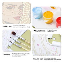 Cargar imagen en el visor de la galería, Pintar por Números Póster Metálico - Poder Femenino