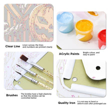 Cargar imagen en el visor de la galería, Pintar por Números Póster Metálico - El Bromista Rayas Naranjas