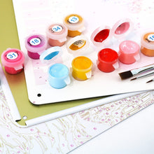 Cargar imagen en el visor de la galería, Pintar por Números Póster Metálico - Vaqueras