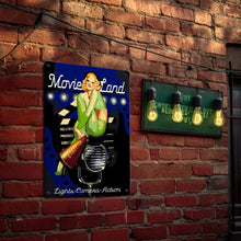 Cargar imagen en el visor de la galería, Pintar por Números Póster Metálico - Mundo del Cine