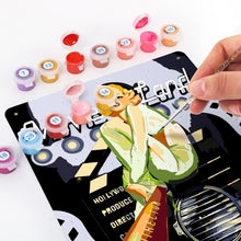Cargar imagen en el visor de la galería, Pintar por Números Póster Metálico - Mundo del Cine