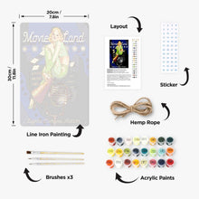 Cargar imagen en el visor de la galería, Pintar por Números Póster Metálico - Mundo del Cine