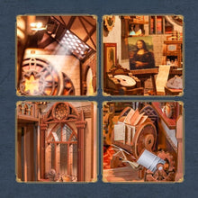 Cargar imagen en el visor de la galería, Book Nook - El Estudio de Leonardo da Vinci