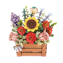 Cargar imagen en el visor de la galería, Puzzle 3D Caja de Flores de Madera