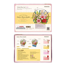 Cargar imagen en el visor de la galería, Puzzle 3D Cesta de Flores de Madera