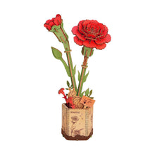 Cargar imagen en el visor de la galería, Puzzle 3D Clavel Rojo