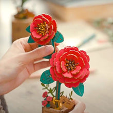 Cargar imagen en el visor de la galería, Puzzle 3D Clavel Rojo
