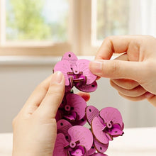 Cargar imagen en el visor de la galería, Puzzle 3D Orquídea Polilla Púrpura