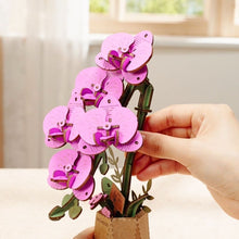Cargar imagen en el visor de la galería, Puzzle 3D Orquídea Polilla Púrpura