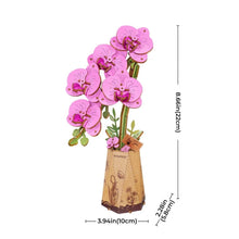 Cargar imagen en el visor de la galería, Puzzle 3D Orquídea Polilla Púrpura