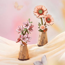 Cargar imagen en el visor de la galería, Puzzle 3D - Gerbera naranja claro