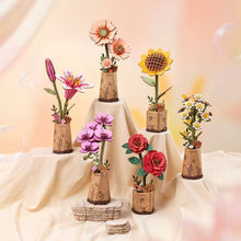 Cargar imagen en el visor de la galería, Puzzle 3D - Gerbera naranja claro