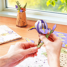 Cargar imagen en el visor de la galería, Puzzle 3D - Iris morado