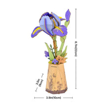 Cargar imagen en el visor de la galería, Puzzle 3D - Iris morado