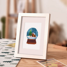 Cargar imagen en el visor de la galería, Mini Diamond Painting 15x20cm (2 piezas) - Smoothie de Verano y Bola de Nieve de Invierno