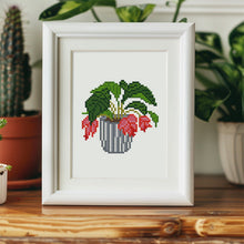 Cargar imagen en el visor de la galería, Mini Diamond Painting 15x20cm (2 piezas) - Planta en Maceta y Muñeco de Nieve