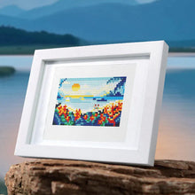 Cargar imagen en el visor de la galería, Mini Diamond Painting 15x20cm (2 piezas) - Noche Estrellada y Sol