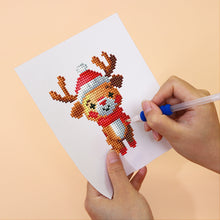 Cargar imagen en el visor de la galería, Mini Diamond Painting 15x20cm (2 piezas) - Cítricos y Reno