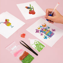 Cargar imagen en el visor de la galería, Mini Diamond Painting 15x20cm (2 piezas) - Mariposa y Pájaro