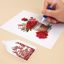 Cargar imagen en el visor de la galería, Mini Diamond Painting 15x20cm (2 piezas) - Café y Granada