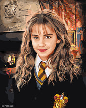 Cargar imagen en el visor de la galería, Pintar por numeros Figured'Art - Harry Potter - Retrato de Hermione Granger