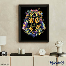 Cargar imagen en el visor de la galería, Harry Potter - Escudo floral de Hogwarts
