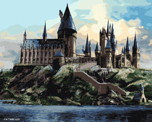 Cargar imagen en el visor de la galería, Pintar por numeros Figured'Art - Harry Potter - Castillo de Hogwarts