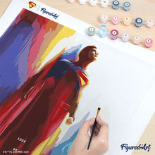 Cargar imagen en el visor de la galería, Superman en vuelo - Cartel