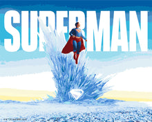 Cargar imagen en el visor de la galería, Pintar por numeros Figured'Art - Superman en la Fortaleza