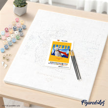 Cargar imagen en el visor de la galería, Superman - Krypto con el skyline