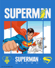Cargar imagen en el visor de la galería, Pintar por numeros Figured'Art - Superman volando con Krypto
