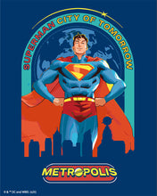 Cargar imagen en el visor de la galería, Pintar por numeros Figured'Art - Superman - Ciudad del mañana