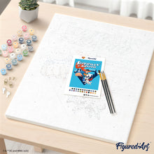 Cargar imagen en el visor de la galería, Superman &amp; Krypto con el skyline 1