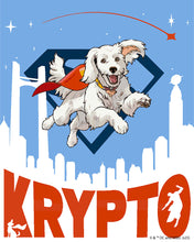 Cargar imagen en el visor de la galería, Pintar por numeros Figured'Art - Superman - Krypto volando