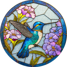 Cargar imagen en el visor de la galería, Puzzle de madera - Colibrí Azul