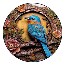 Cargar imagen en el visor de la galería, Puzzle de madera - Pájaro Azul