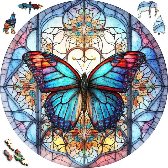 Puzzle de madera - Mariposa Celestial