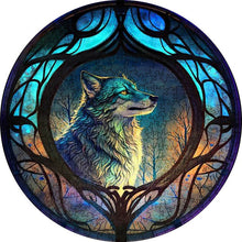 Cargar imagen en el visor de la galería, Puzzle de madera - Lobo de Invierno