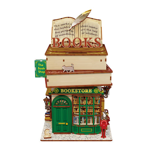 Casa Miniatura Librería del Tiempo