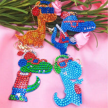 Cargar imagen en el visor de la galería, Colgante Diamond Painting Dinosaurios Cool Conjunto de 4 piezas